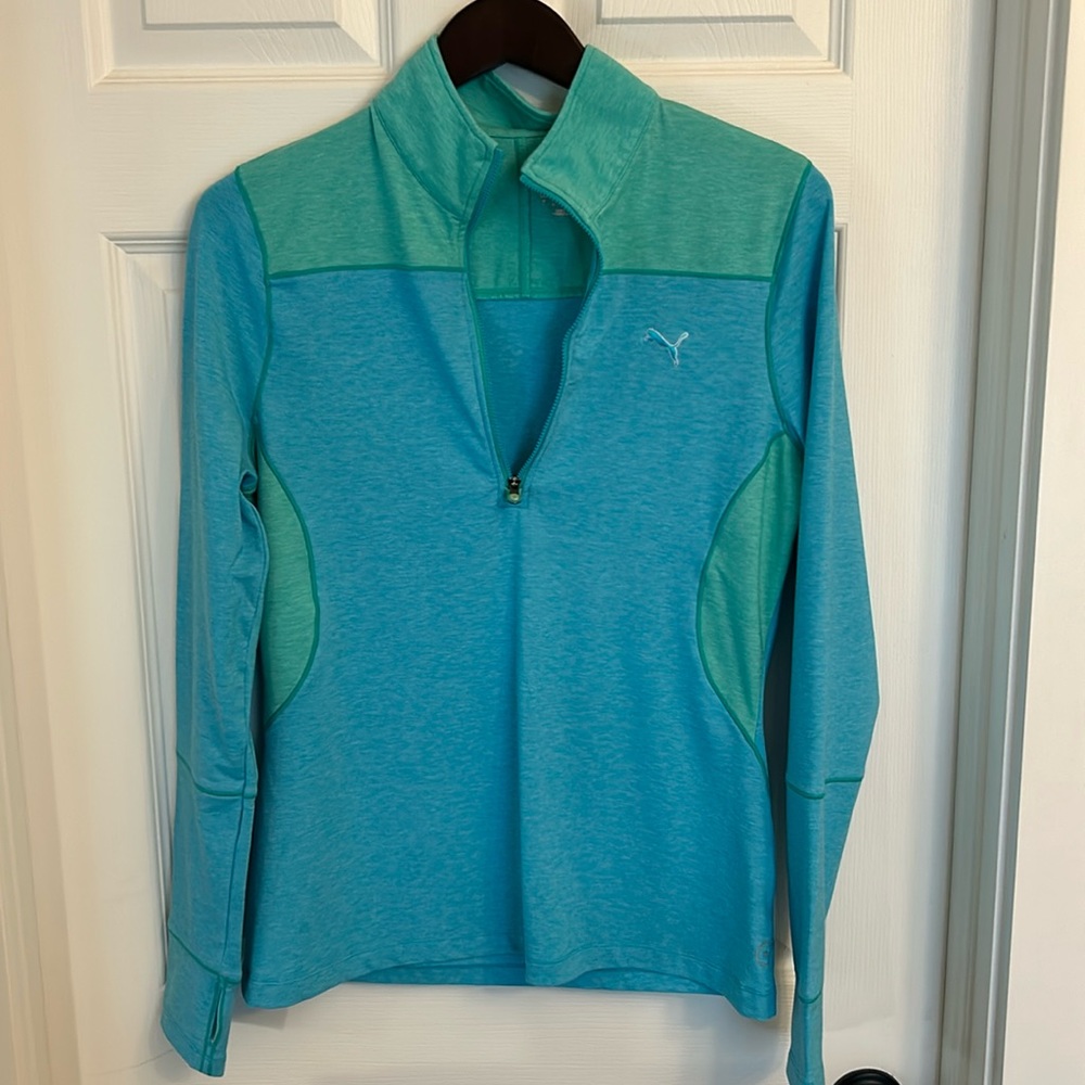 Puma Long Sleeve 3/4 Zip Top - NWOT